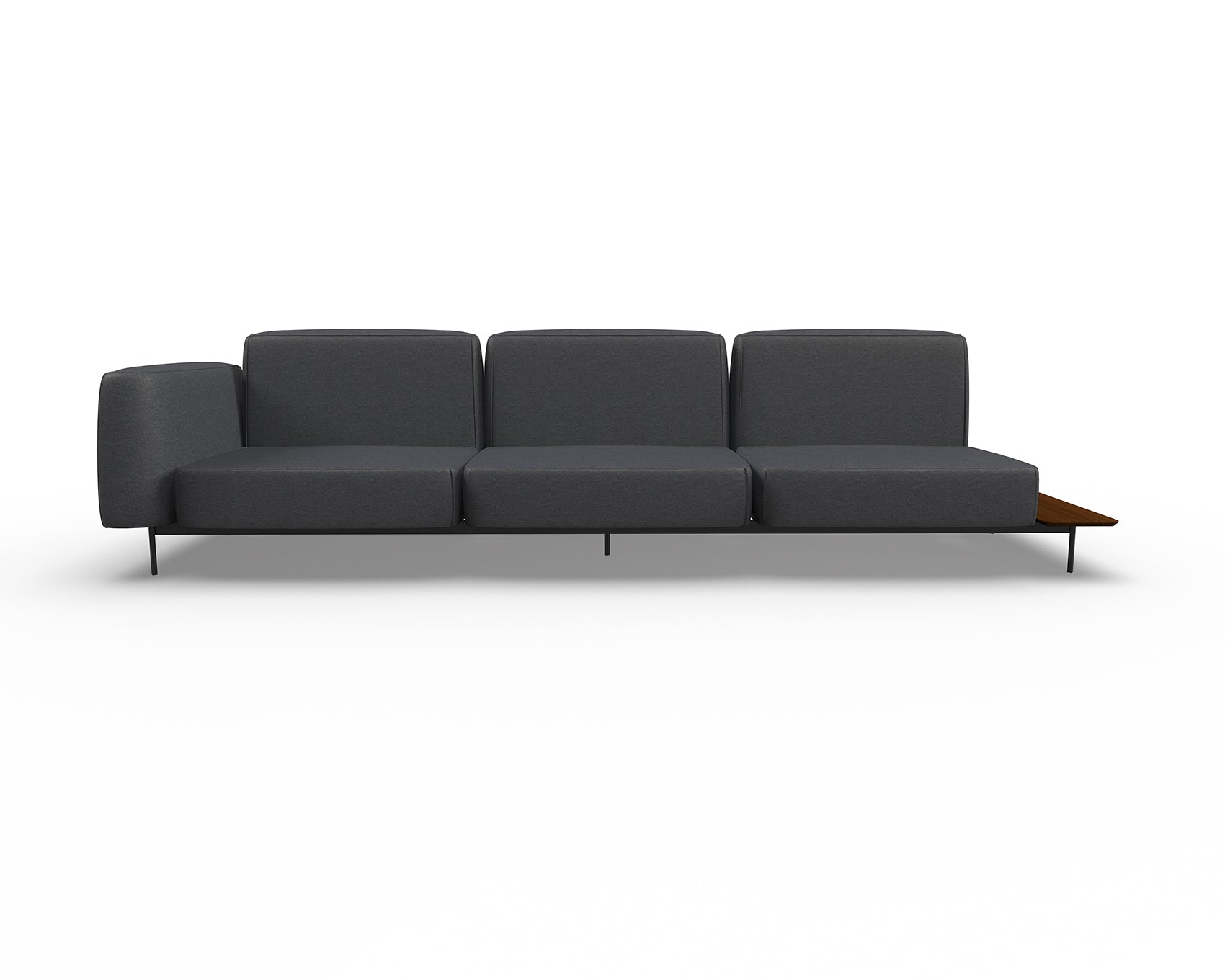 Noon 4 Seater Sofa with Right Shelf